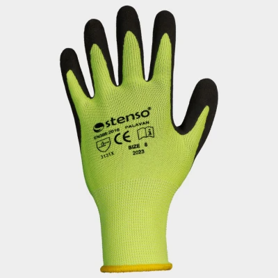 Mănuși imersate în latex HANOVER / Stenso / Textile impregnate in latex