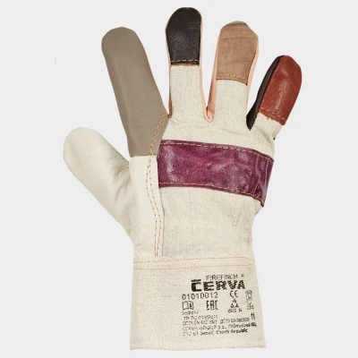 Mănuși din piele și material textil FIREFINCH / Stenso / Piele cu textil