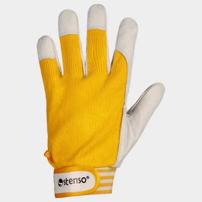 Gmaterial textilN Mănuși din piele și material textil GILT / Stenso / Piele cu textil