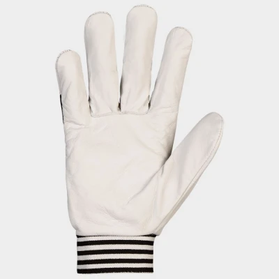 Mănuși din piele și material textil GILT NEGRU / Stenso / Piele cu textil