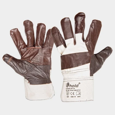 Mănuși din piele și material textil DRIVER / Stenso / Piele cu textil