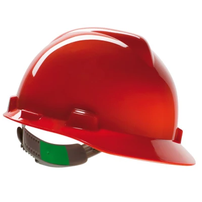 Cască de protecție, rezistență dielectrică 400V V-GARD ROȘU / Stenso / Pentru electricieni
