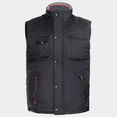 Vestă de lucru PRESTON NEGRU / Stenso / Veste vatuite, de iarna