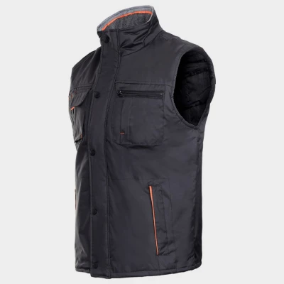 Vestă de lucru PRESTON NEGRU / Stenso / Veste vatuite, de iarna