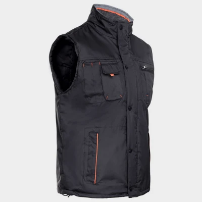 Vestă de lucru PRESTON NEGRU / Stenso / Veste vatuite, de iarna