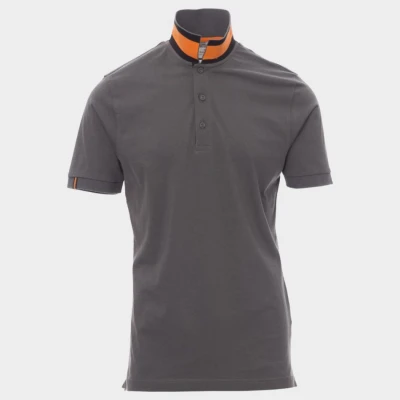 Tricou polo PAYPER MEMPHIS GRI INCHIS / Stenso / Tricouri POLO (cu guler si nasturi)