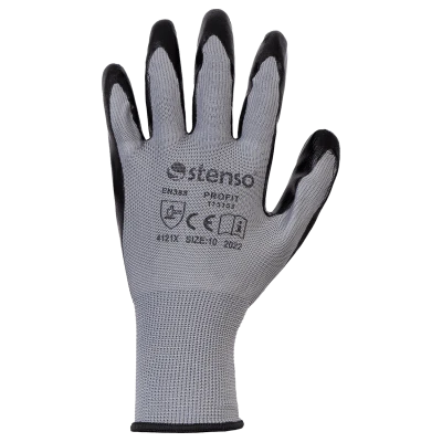 Mănuși imersate în nitril PROFIT / Stenso / Textile impregnate in nitril