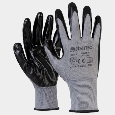 Mănuși imersate în nitril PROFIT / Stenso / Textile impregnate in nitril