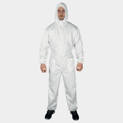 Combinezon cu glugă EASY COVER ALB / Stenso / Combinezoane de lucru