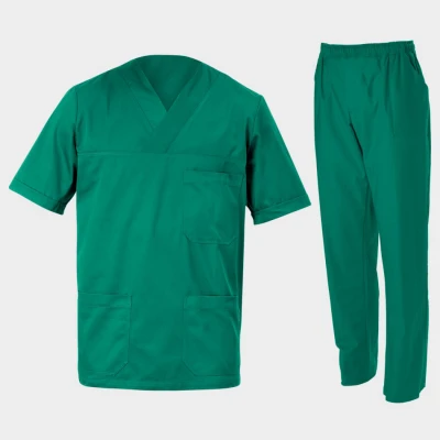 Tunică medicală cu pantaloni M3 VERDE / Stenso / Sanitara, Asistenti medicali, Curatenie