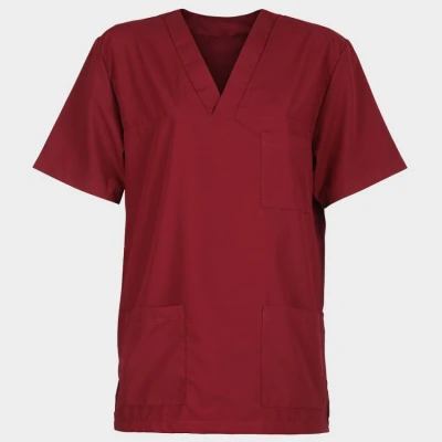 Tunică medicală cu pantaloni M3 BORDEAUX / Stenso / Sanitara, Asistenti medicali, Curatenie