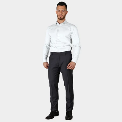 Cămașă pentru bărbați MARON ALB / Stenso / Camasi