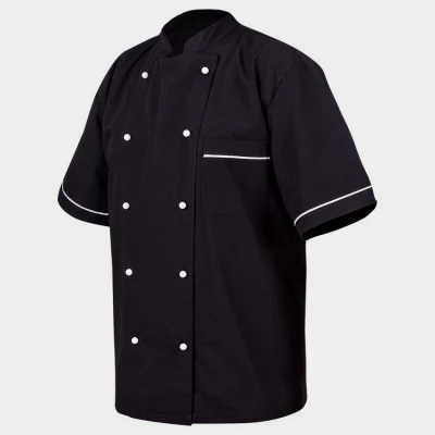 Tunică pentru bucătar NAPOLI NEGRU / Stenso / Imbracaminte bucatari