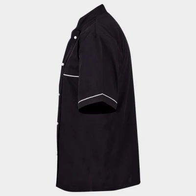 Tunică pentru bucătar NAPOLI NEGRU / Stenso / Imbracaminte bucatari