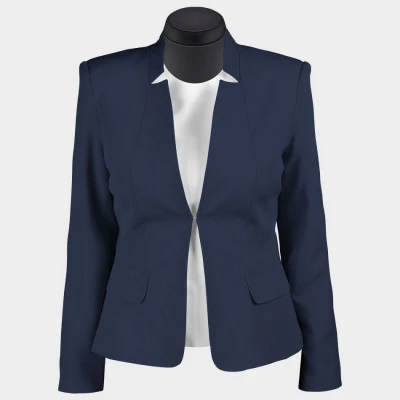 Sacou pentru femei KARINA ALBASTRU MARIN / Stenso / Sacouri, fuste si pantaloni stofa