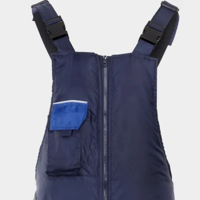 Salopetă de lucru COLLINS IARNĂ ALBASTRU / Stenso / Pantaloni vatuiti, de iarna