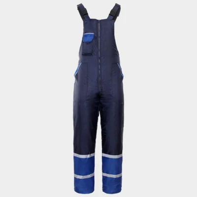 Salopetă de lucru COLLINS IARNĂ ALBASTRU / Stenso / Pantaloni vatuiti, de iarna