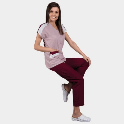 Tunică de lucru pentru femei ZEBRA BURDEAUX / Stenso / Sanitara, Asistenti medicali, Curatenie