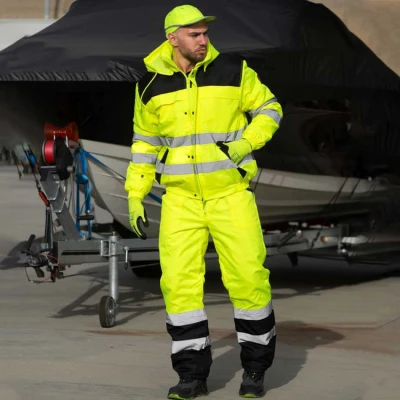 Set de mare vizibilitate COLLINS HV GALBEN IARNĂ / Stenso / Reflectorizanta