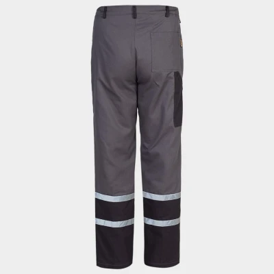 Pantaloni de lucru COLLINS VARĂ GRI T/C / Stenso / Pantaloni salopeta talie
