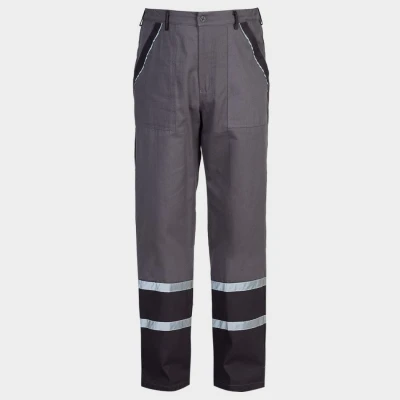 Pantaloni de lucru COLLINS VARĂ GRI T/C / Stenso / Pantaloni salopeta talie