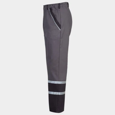 Pantaloni de lucru COLLINS VARĂ GRI T/C / Stenso / Pantaloni salopeta talie