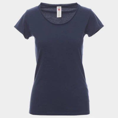 Tricou pentru femei PAYPER SOUND+ DENIM / Stenso / Tricouri la baza gatului