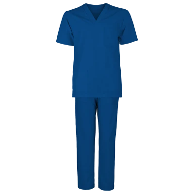 Tunică medicală cu pantaloni M3 ALBASTRU REGAL / Stenso / Sanitara, Asistenti medicali, Curatenie