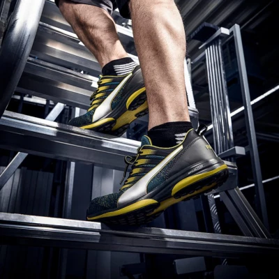 Pantofi de protecție PUMA CHARGE GREEN LOW S1P ESD HRO SRC / Stenso / Pantofi protectie S1P