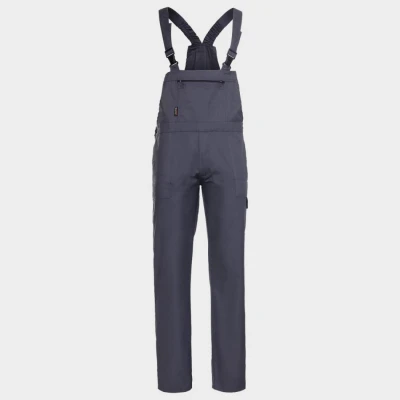 Salopetă de lucru PLUTON GRI / Stenso / Pantaloni salopeta cu pieptar