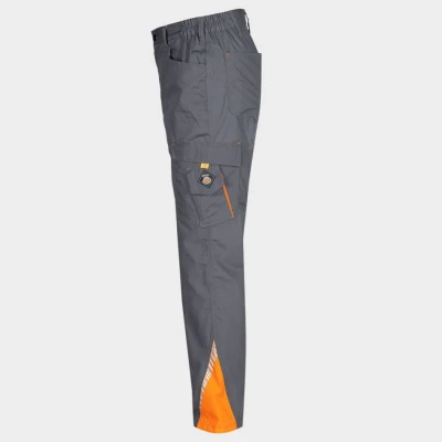 Pantaloni de lucru PRISMA VARĂ GRI/PORTOCALIU / Stenso / Pantaloni salopeta talie
