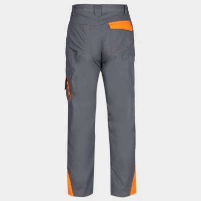 Pantaloni de lucru PRISMA VARĂ GRI/PORTOCALIU / Stenso / Pantaloni salopeta talie