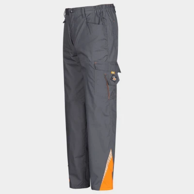Pantaloni de lucru PRISMA VARĂ GRI/PORTOCALIU / Stenso / Pantaloni salopeta talie
