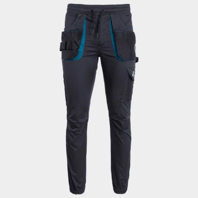 Pantaloni de lucru REVOLT SPORT GRI ÎNCHIS / Stenso / Pantaloni salopeta talie