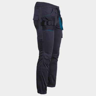 Pantaloni de lucru REVOLT SPORT GRI ÎNCHIS / Stenso / Pantaloni salopeta talie