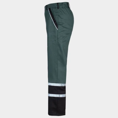 Pantaloni de lucru COLLINS VARĂ VERDE / Stenso / Pantaloni salopeta talie
