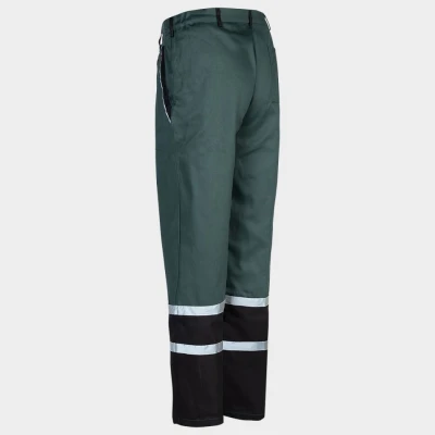 Pantaloni de lucru COLLINS VARĂ VERDE / Stenso / Pantaloni salopeta talie