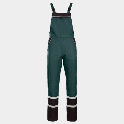 Salopetă de lucru COLLINS VARĂ VERDE / Stenso / Pantaloni salopeta cu pieptar