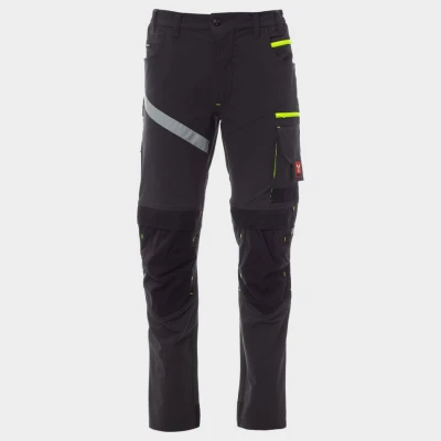Pantaloni de lucru PAYPER NEXT 4W ANTHRACITE/BLACK / Stenso / Pantaloni salopeta talie