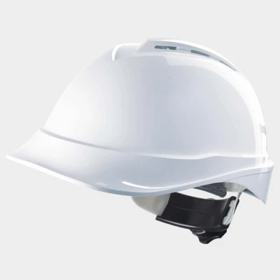 Cască de protecție, rezistență dielectrică 440V V-GARD ALB / Stenso / Pentru electricieni