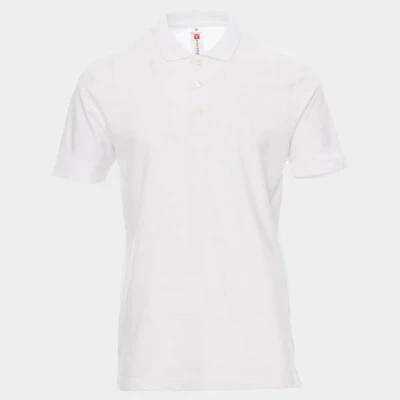 Tricou polo PAYPER ROME ALB / Stenso / Tricouri POLO (cu guler si nasturi)