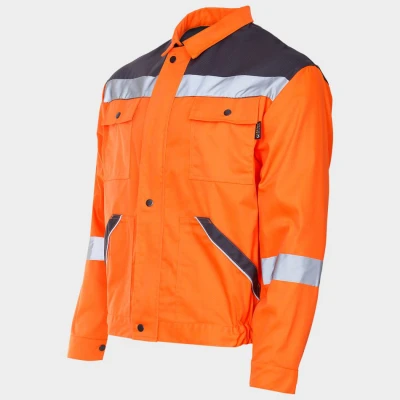 Jachetă de lucru COLLINS SUMMER HV PORTOCALIU / Stenso / Reflectorizanta