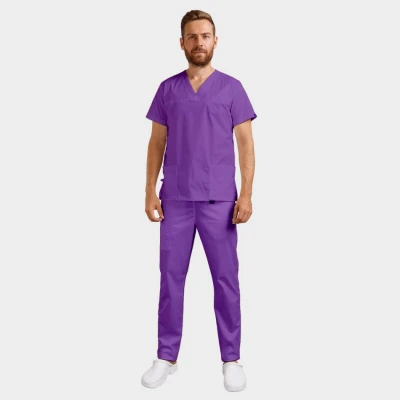 Pantaloni medicali TONY VIOLET ÎNCHIS / Stenso / Sanitara, Asistenti medicali, Curatenie