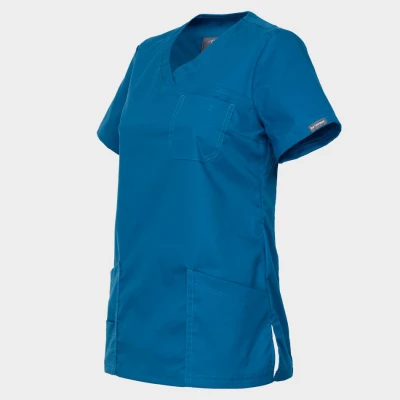 Tunică medicală pentru femei VICTORIA PETROL / Stenso / Sanitara, Asistenti medicali, Curatenie