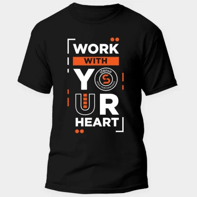 Tricou cu logo PAYPER SUNSET BLACK/ORANGE / Stenso / Tricouri la baza gatului
