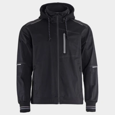 Jachetă de lucru REVOLT 4STRETCH NEGRU/NEGRU/GRI / Stenso / Jachete softshell