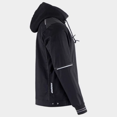 Jachetă de lucru REVOLT 4STRETCH NEGRU/NEGRU/GRI / Stenso / Jachete softshell