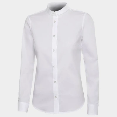 Cămașă pentru femei cu stand guler VELILLA ALB / Stenso / Camasi