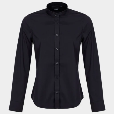 Cămașă cu guler pentru femei  VELILLA NEGRU / Stenso / Camasi