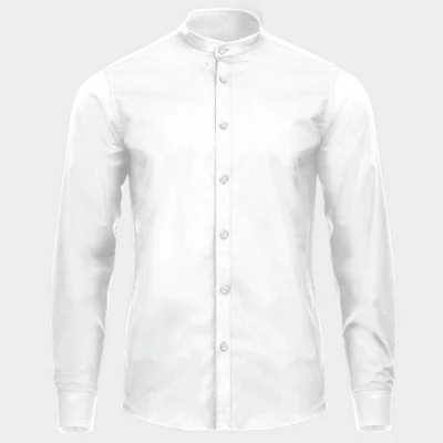 Cămașă cu guler pentru bărbați  VELILLA ALB / Stenso / Camasi